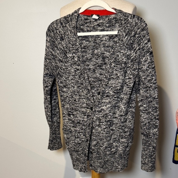 J. Crew Sweaters - J. Crew Black and White wool/cotton blend Women's Cardigan